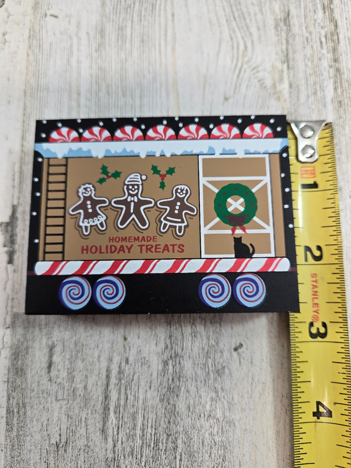 Cat’s Meow Village Candy Cane Express II Holiday Treats Train Car 2002