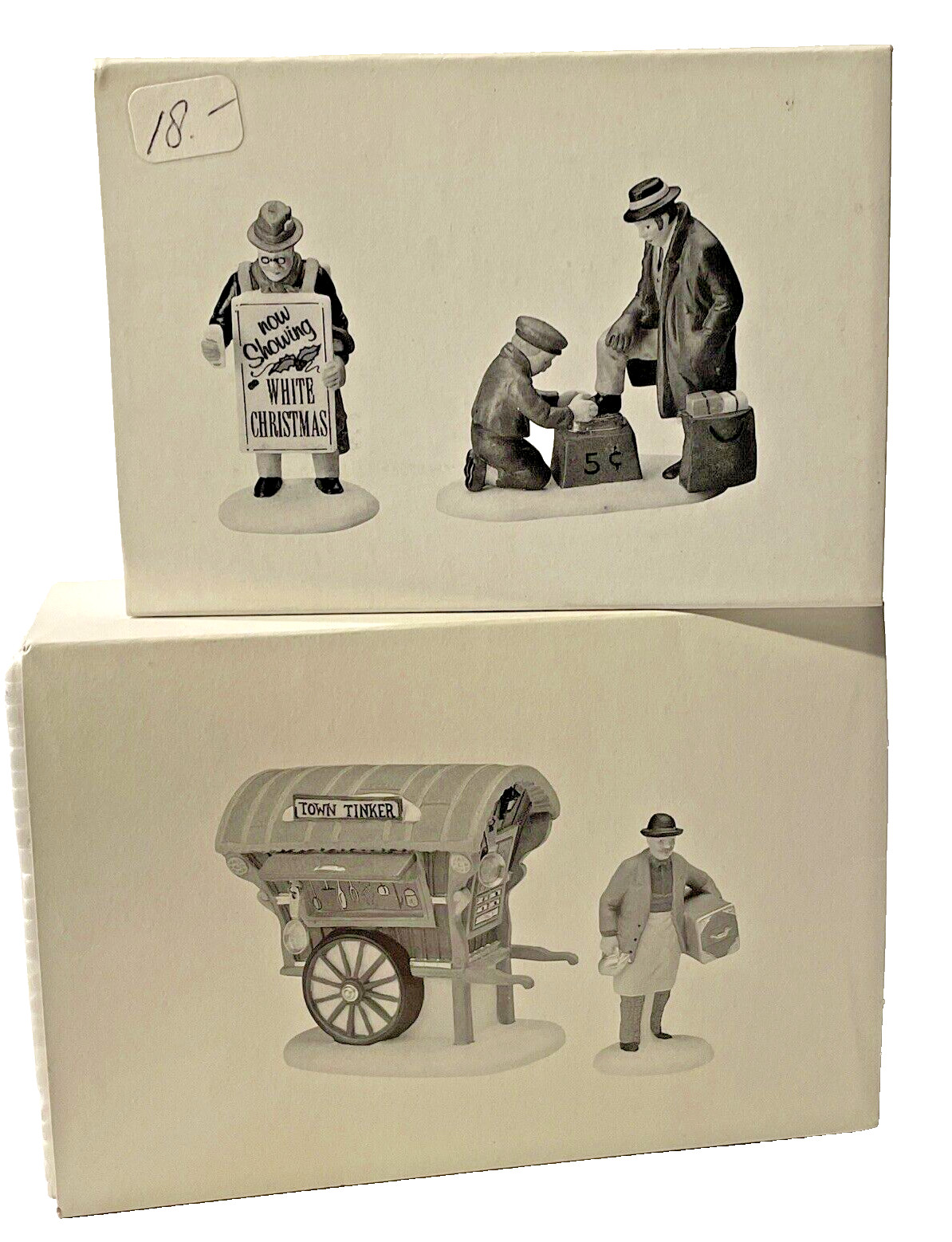 Dept 56 Town Tinker All Around The Town Heritage Village Lot 5646-4 5545-0 READ*