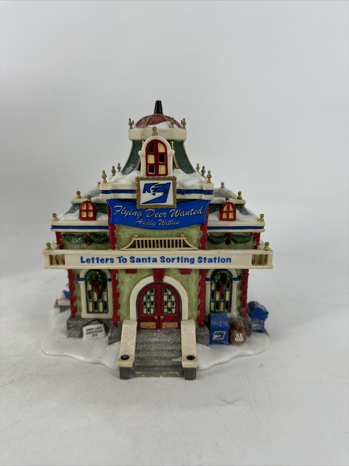 RARE Vintage Dept 56 North Pole Series Letters to Santa Sorting Station *READ*