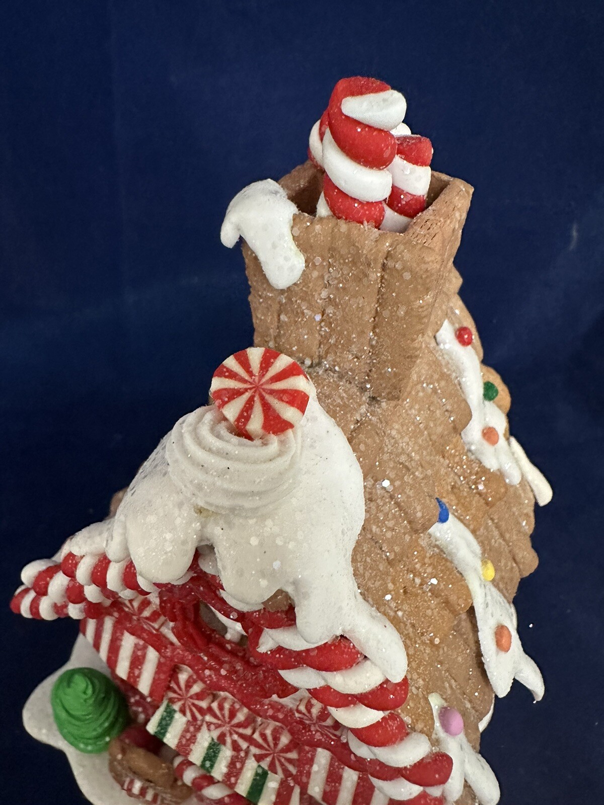 LED gingerbread house table piece NEW gorgeous designer Kurt S Adler 8”
