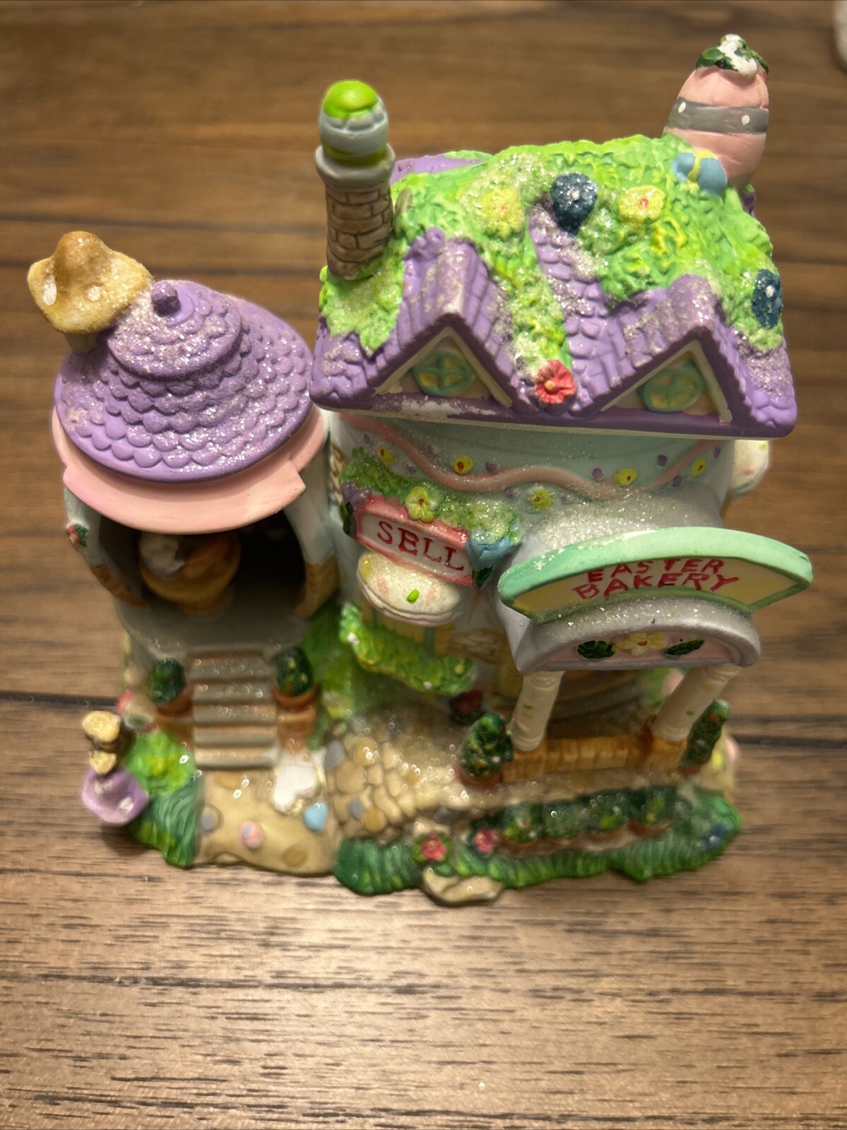 Easter Village Bakery Hand-Painted Porcelain