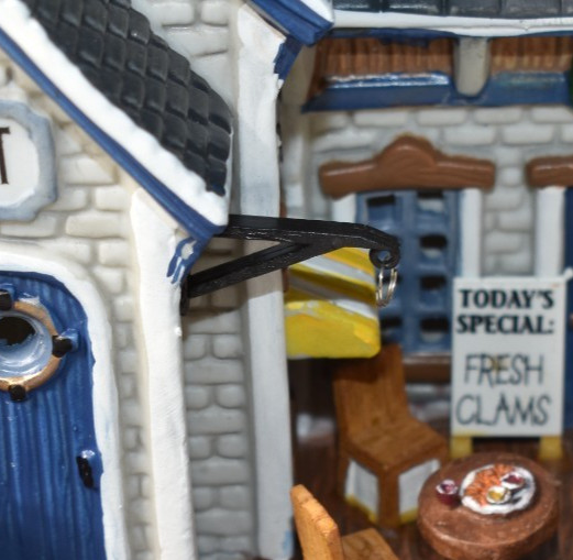 Lemax Plymouth Corners Lobster Pot 55265 Christmas Village Seafood Restaurant