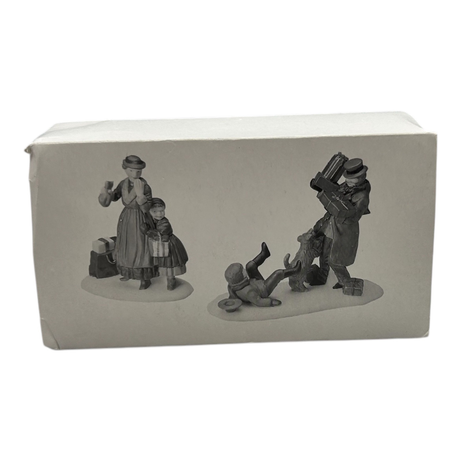 Dept 56 Heritage Village Collection DON’T DROP THE PRESENTS – Only 1 Of 2 Pcs