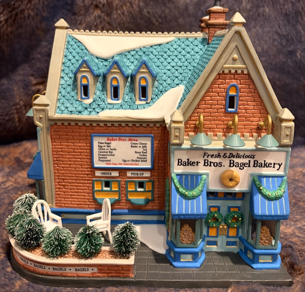 Department 56 Baker Bros. Bagel Bakery #58920 Christmas in the City NEW IN BOX
