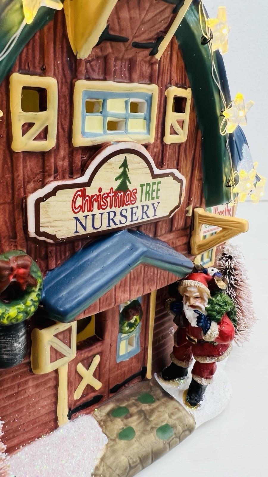 St Nicholas Square “Christmas Tree Nursery” 2018 Retired Excellent Condition !