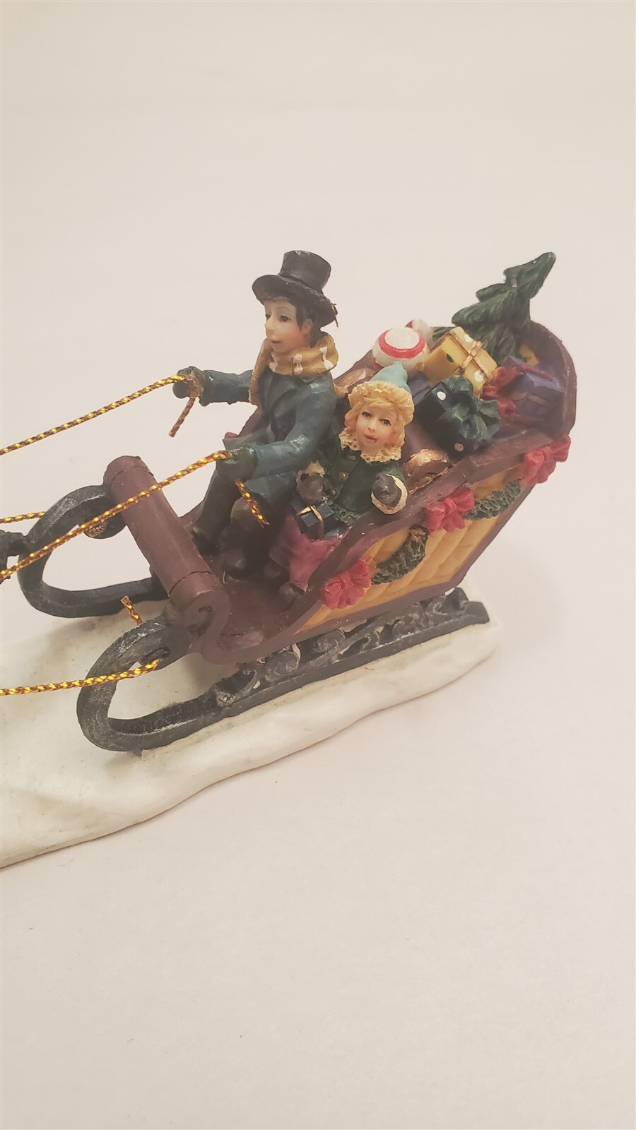 VINTAGE 2003 Grandeur Noel Victorian Village REPLACEMENT Piece SLEIGH HORSE