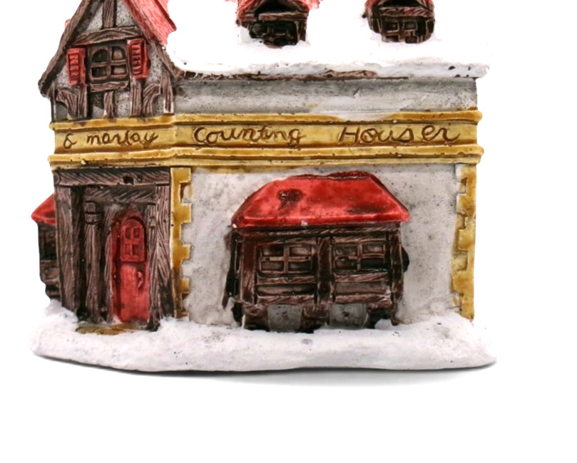 Vintage RSVP Scrooge Counting House A Dickens Christmas 1988