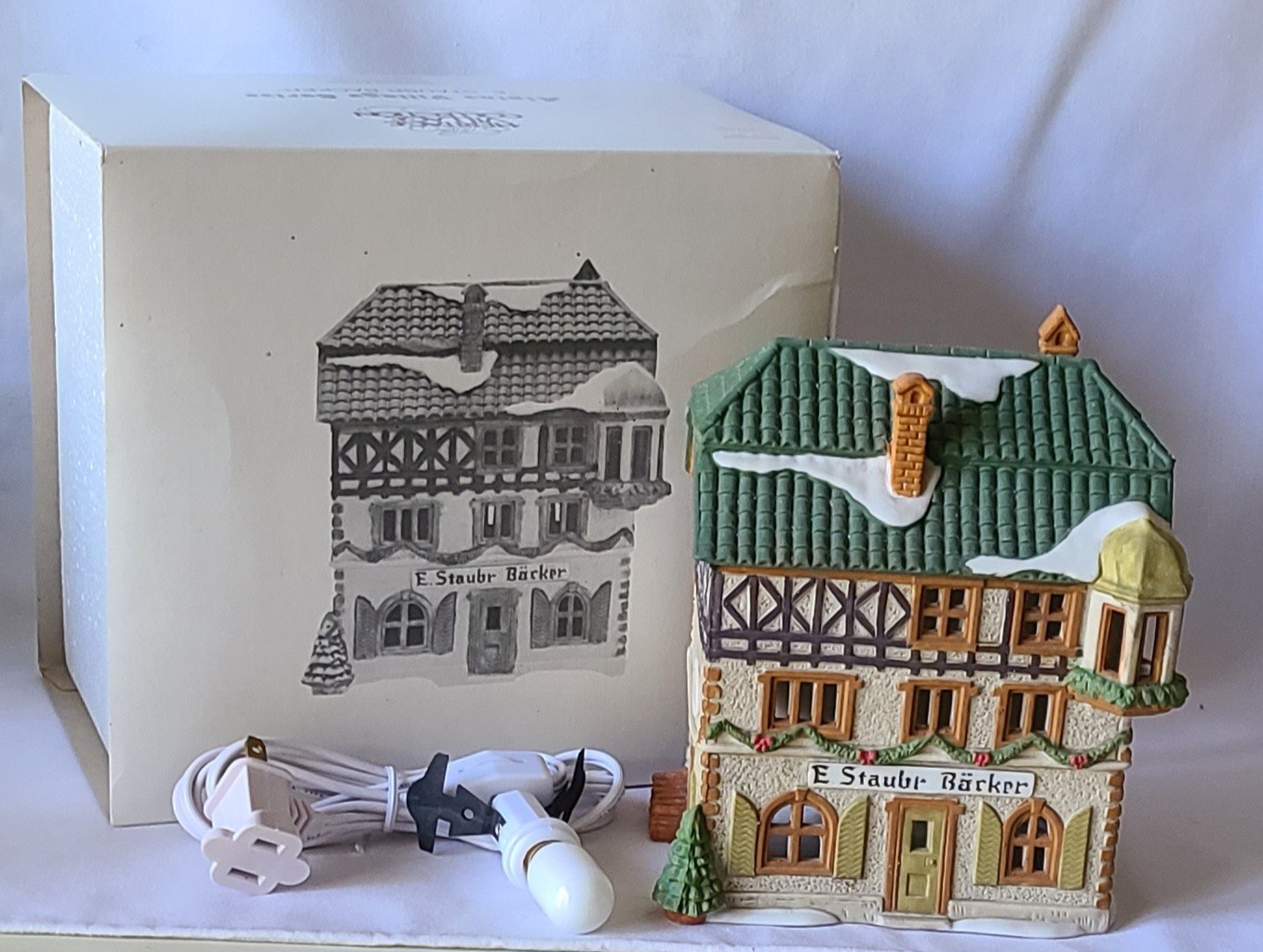 Dept. 56 Alpine Village E Staubr Backer #56.65404 Boxed 1986