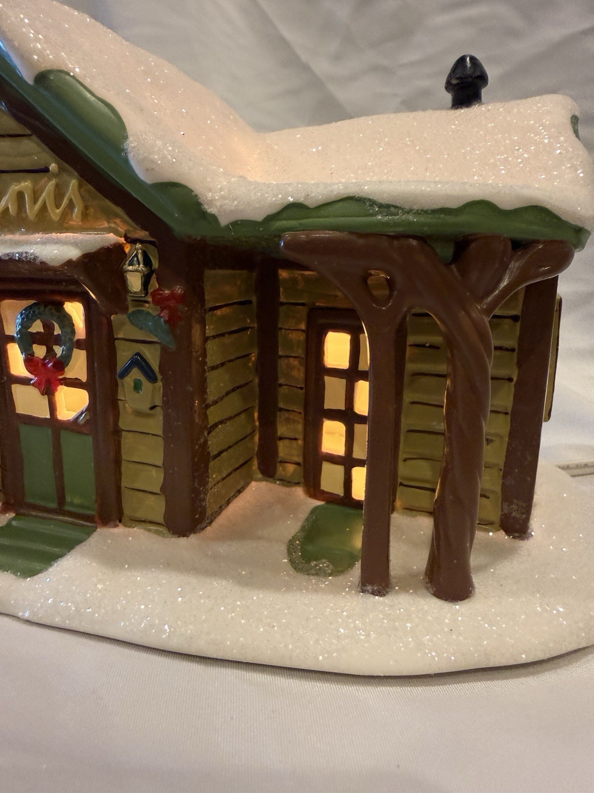 It’s a Wonderful Life Illuminated Village “Martini’s Bar” w/ Bedford Falls Sign