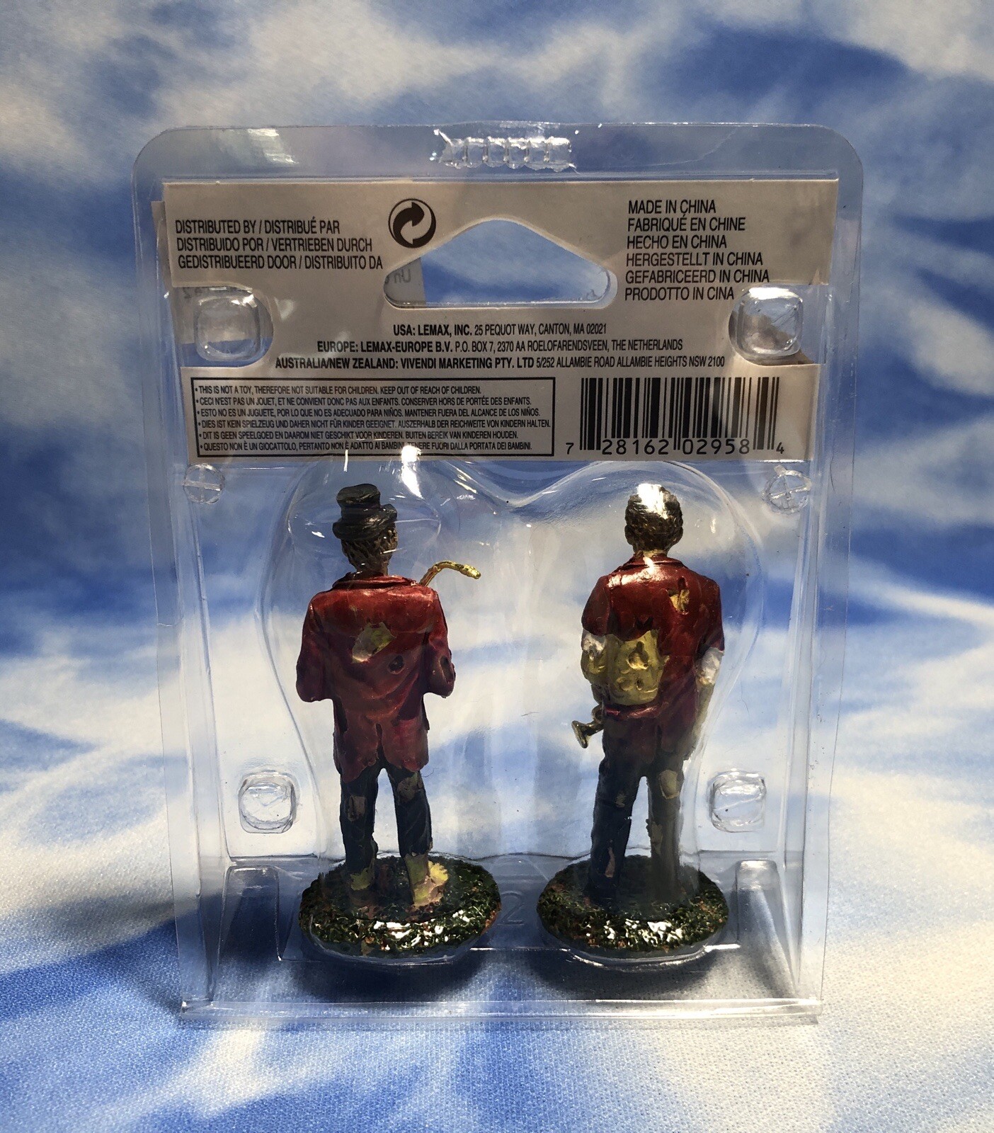 NEW 2020 Lemax Spooky Town Accessory “A Chilling Band of Two” Zombies #02958 NIP