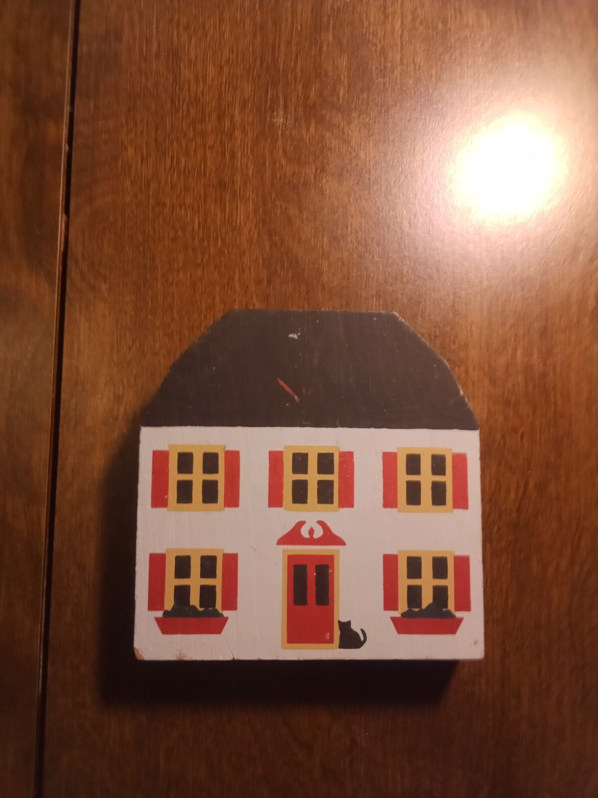 Brocke Family House 1984 (Wooster, Ohio home) Cat’s Meow Village Shelf Sitter