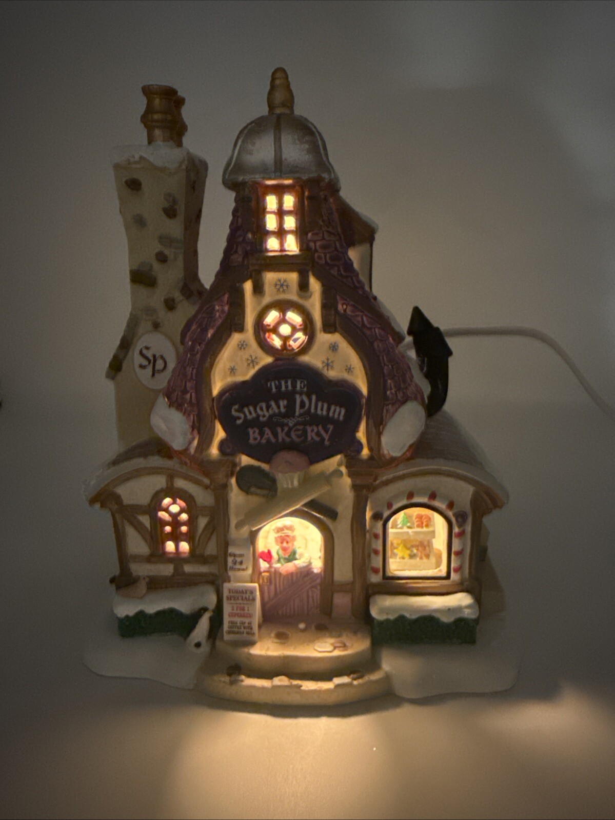 LEMAX Sugar Plum Bakery #95531 Christmas Village Ceramic House In Box 2019