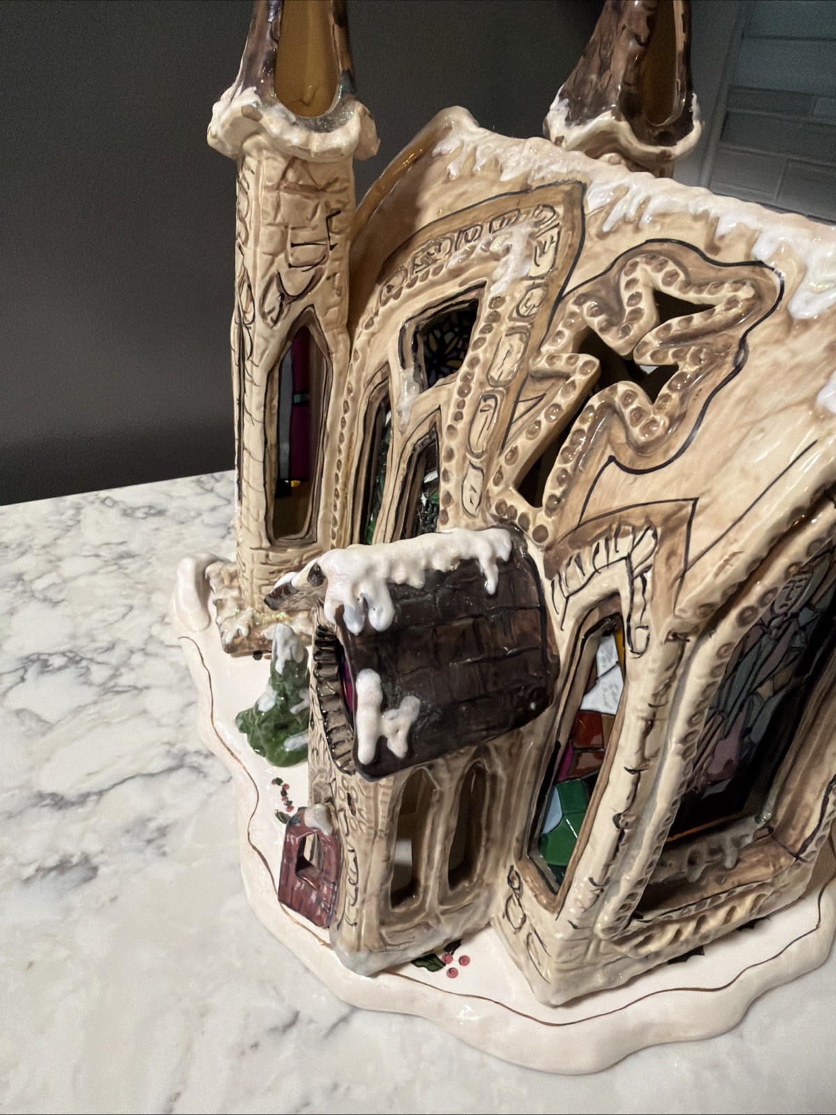 Blue Sky Clayworks Heather Goldminc Kingdom Church Cathedral 2001 w/ Box Retired