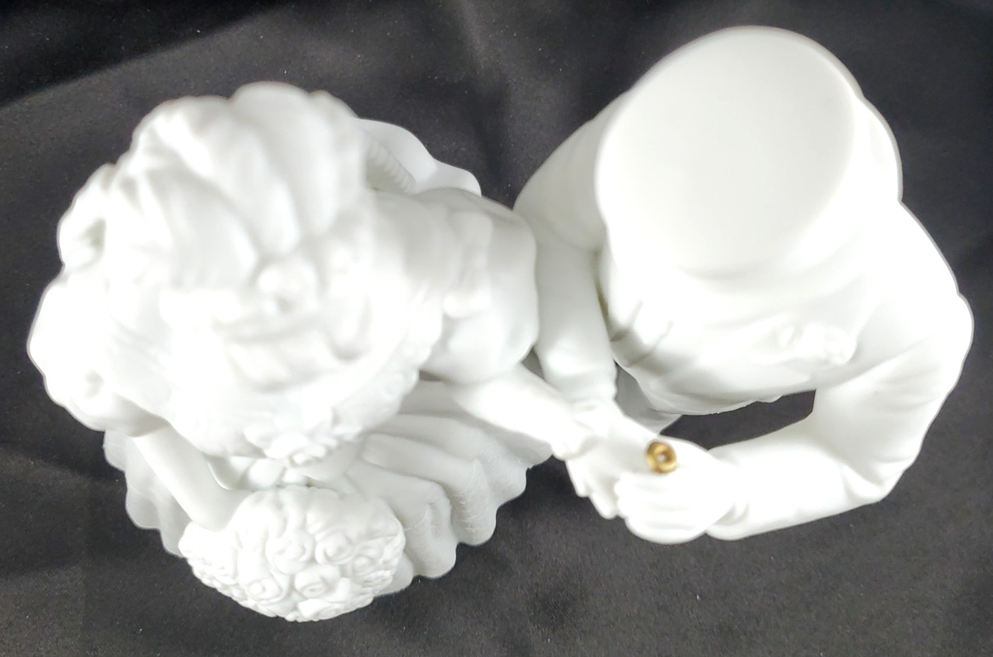 Dept 56 Silhouette Treasures “To Have & To Hold” Bride & Groom Figurine #78600