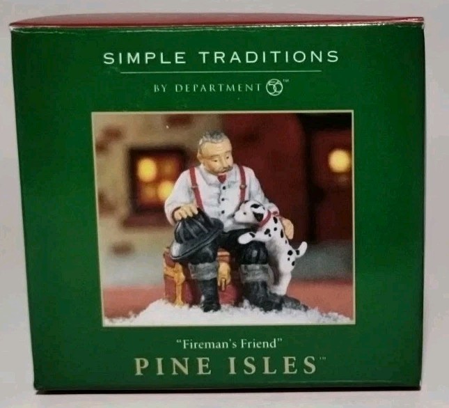 Department Dept 56 Simple Traditions Pine Isles Fireman’s Friend 56.06152