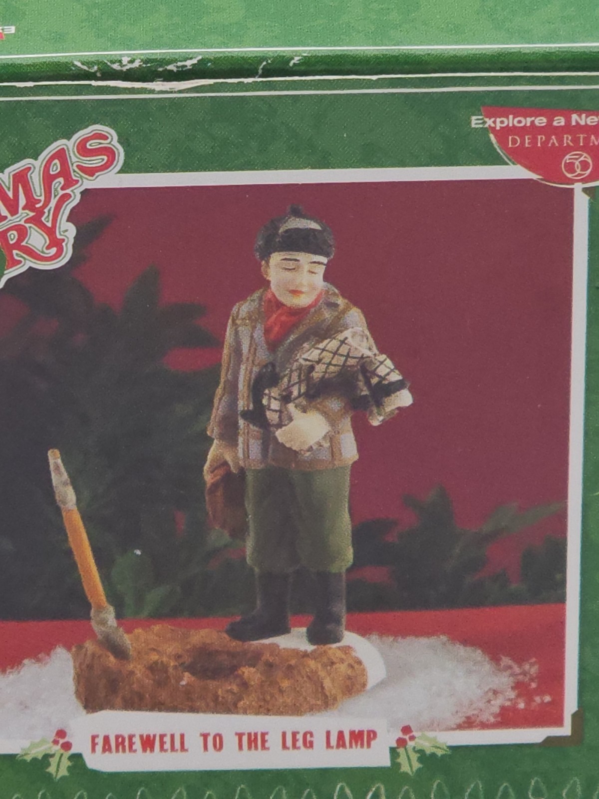 Department 56 A Christmas Story Farewell To The Leg Lamp NIB Unused Mint Village
