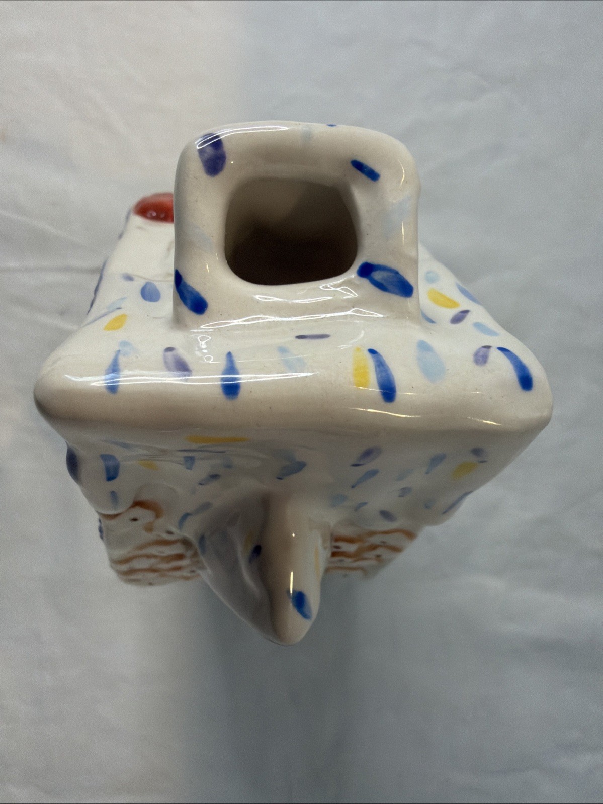 Blue Sky Clayworks Bubbe’s Bakery Hanukkah Jewish Ceramic Holiday Candle House