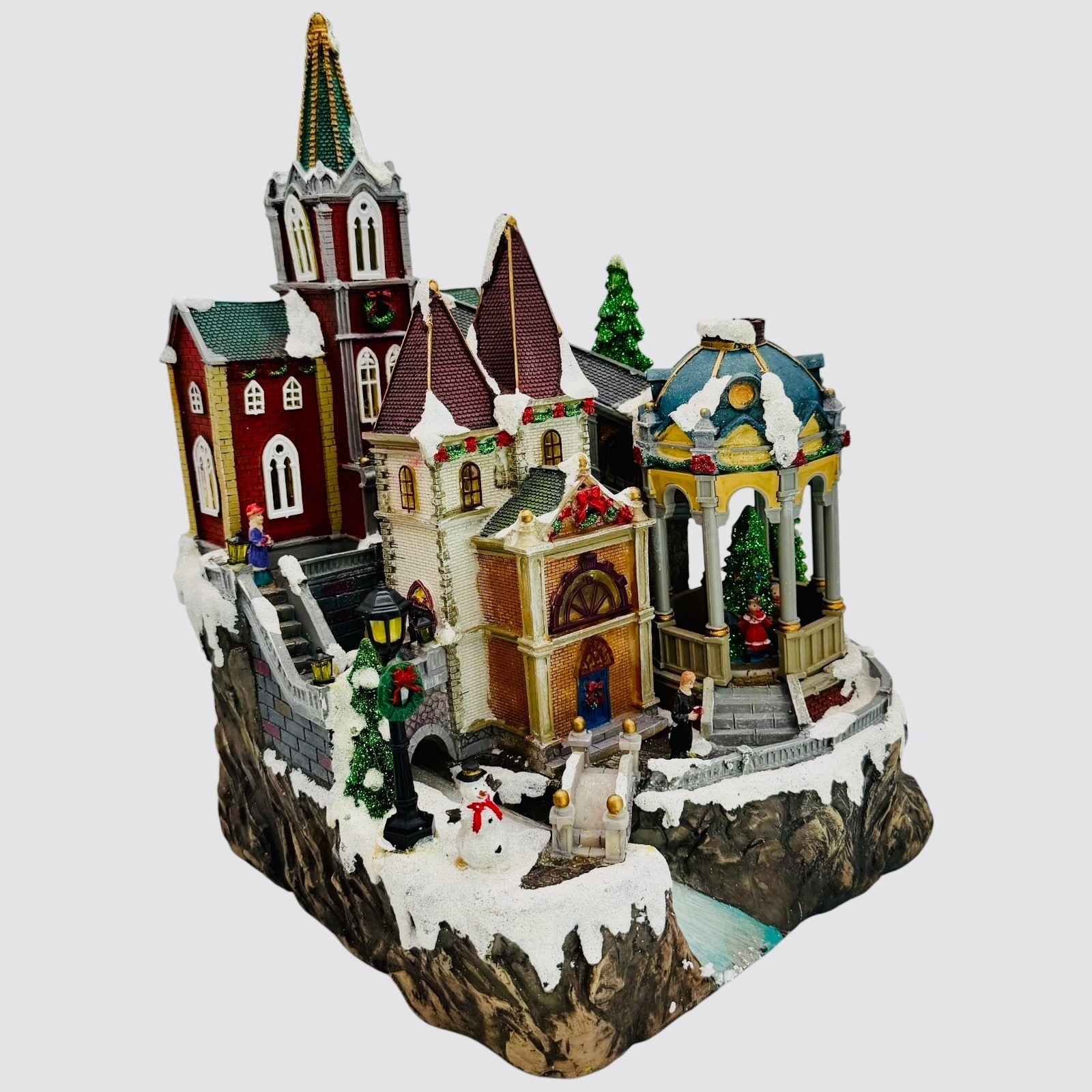 Holiday Living Animated Church Scene LED Musical Christmas Village 1034113