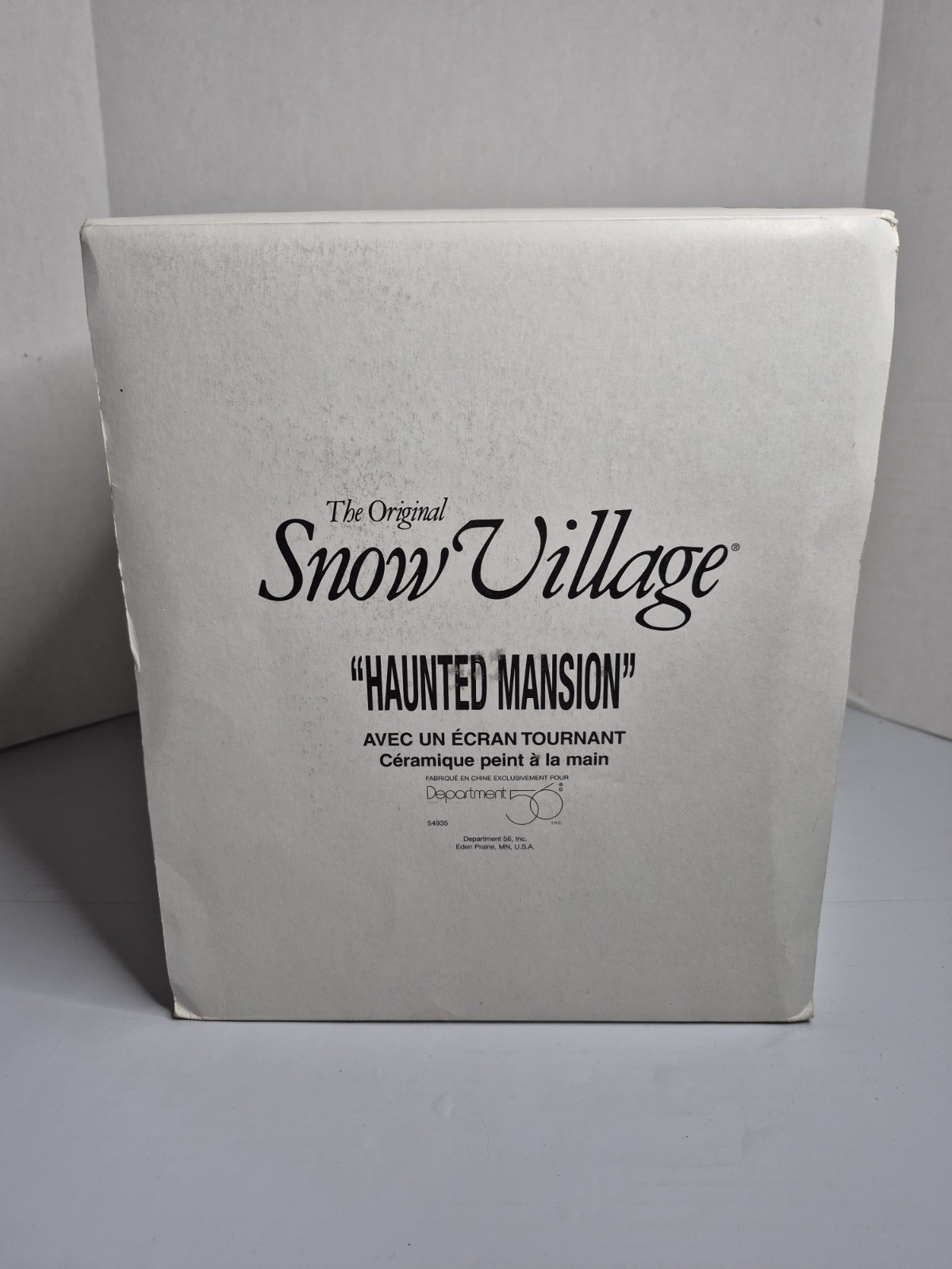 Dept 56 Snow Village Haunted Mansion W/ Rotating Projection Screen Dept 56 54935