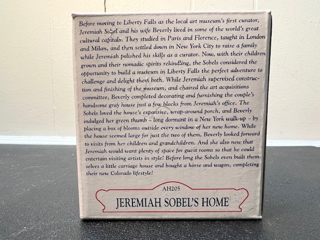 Liberty Falls AH205 Jeremiah Sobel’s Home 2000 Americana w Box