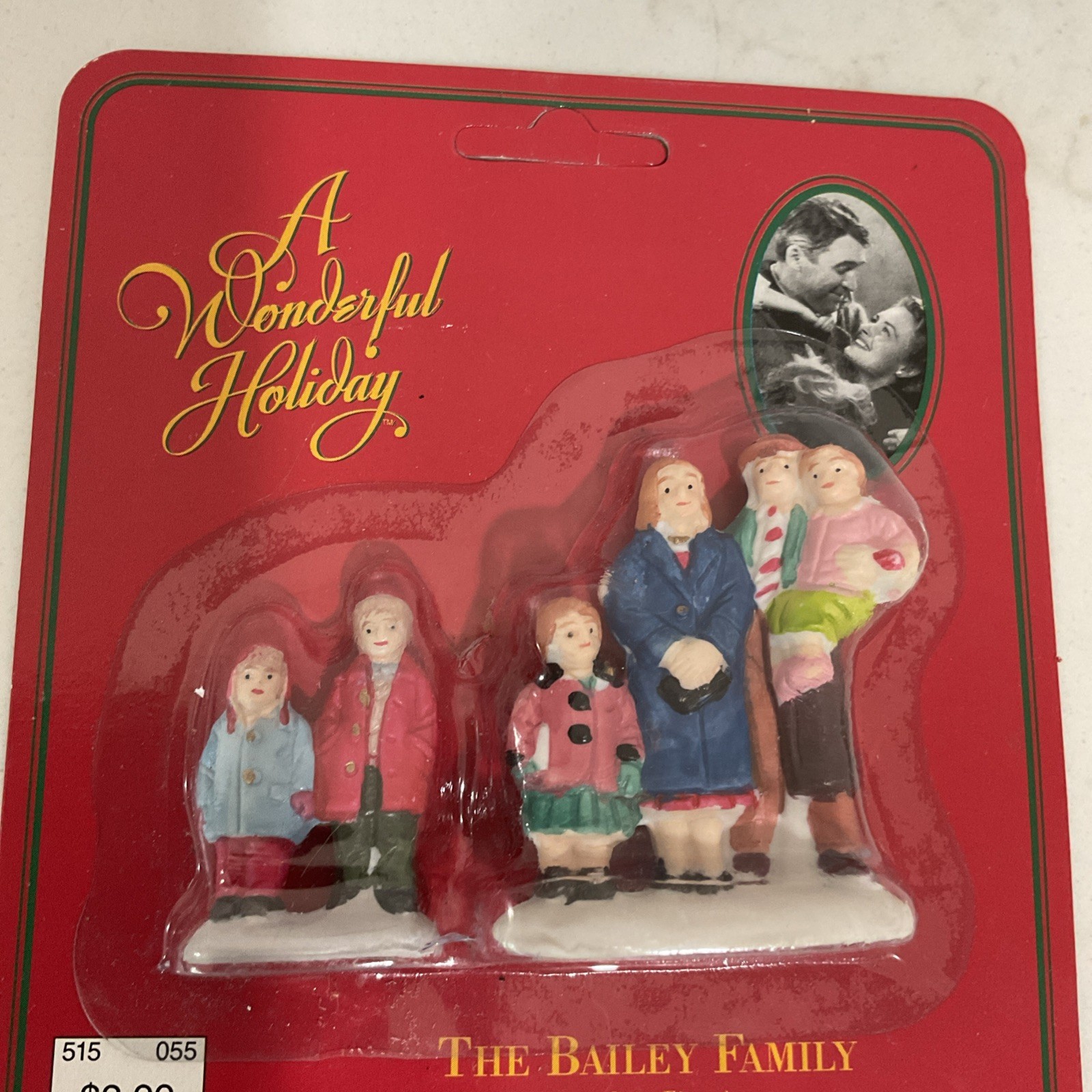 1995 It’s A Wonderful Life George Bailey Family Porcelain Figurine New Sealed