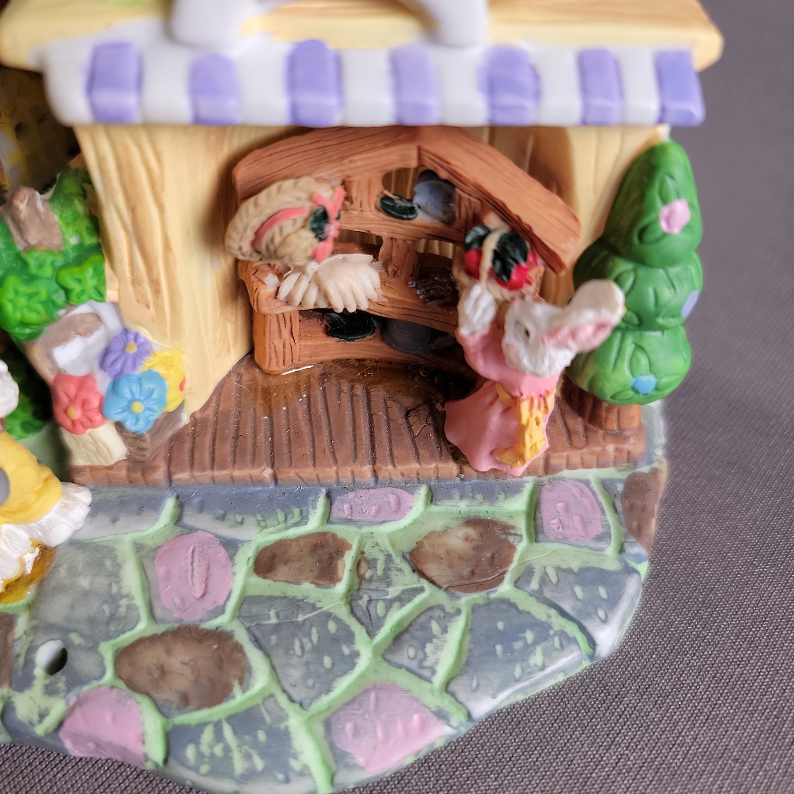 Cottontale Cottages Garden Shoppe Easter Village 1999 Lot Of 3 Shoppes