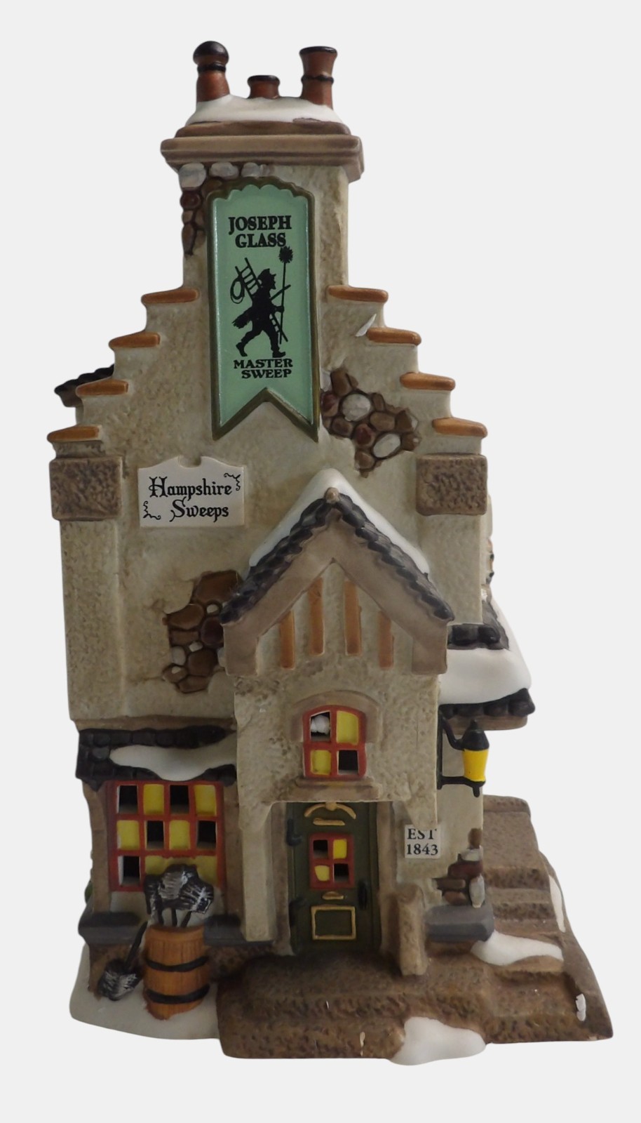 Dept 56 Dickens Village Lot 3 Lea Hurst House King’s Cakes Hampshire Sweeps w/ B