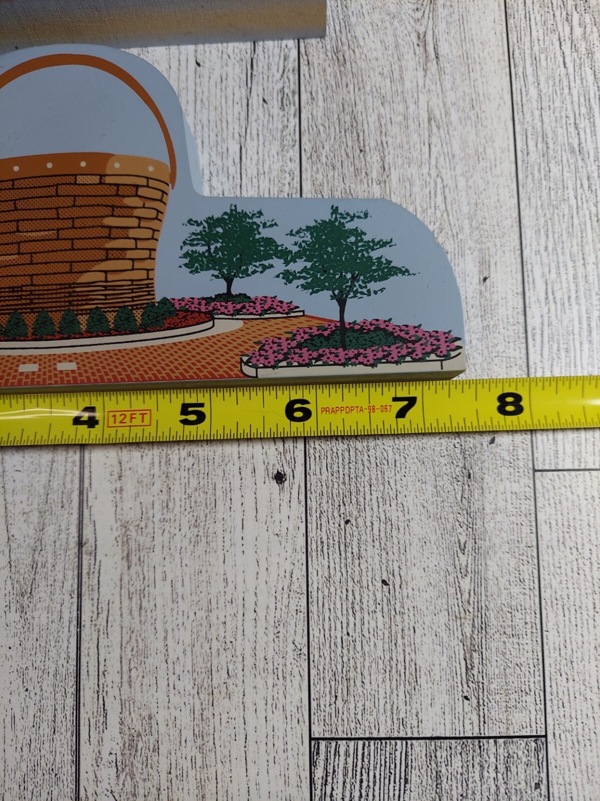 2 The Cats Meow Wooden Village Longaberger World’s Largest Basket & Apple Basket