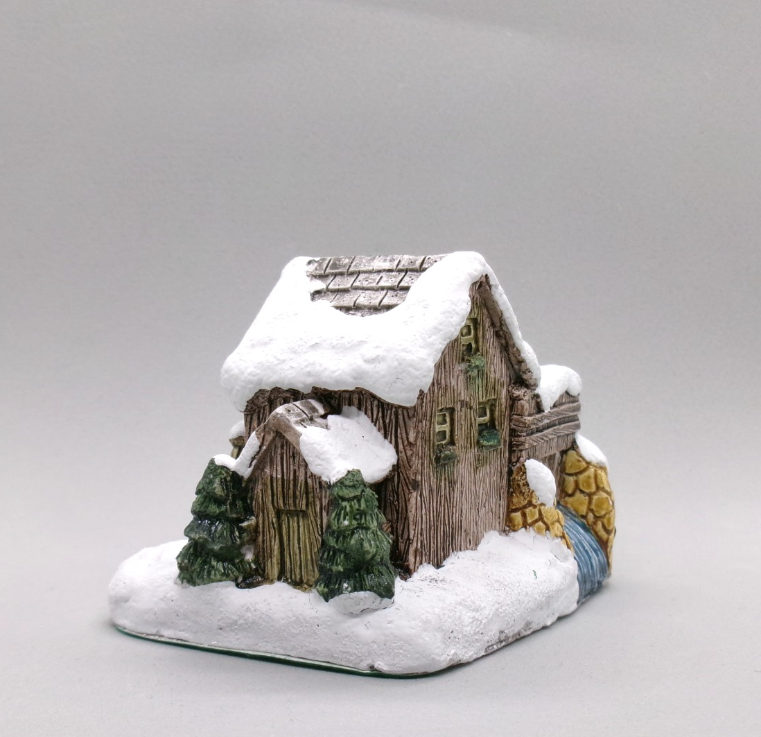 Vintage RSVP Grist Mill American Rustic Series Country Christmas Cottage 1989
