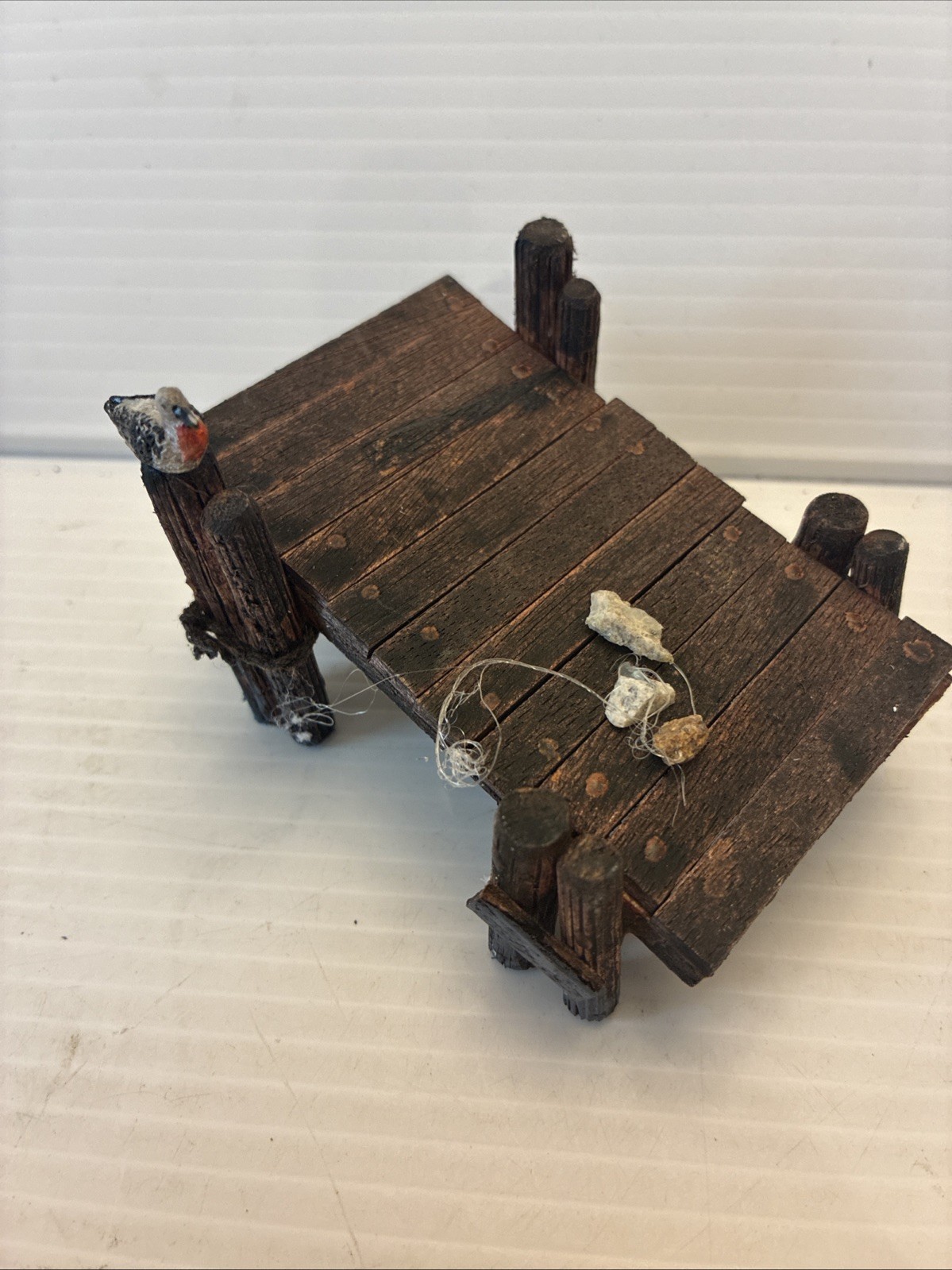 Holiday Wooden Docks Set of 3 Lemax 2002 Enchanted Forest Original Box 14643