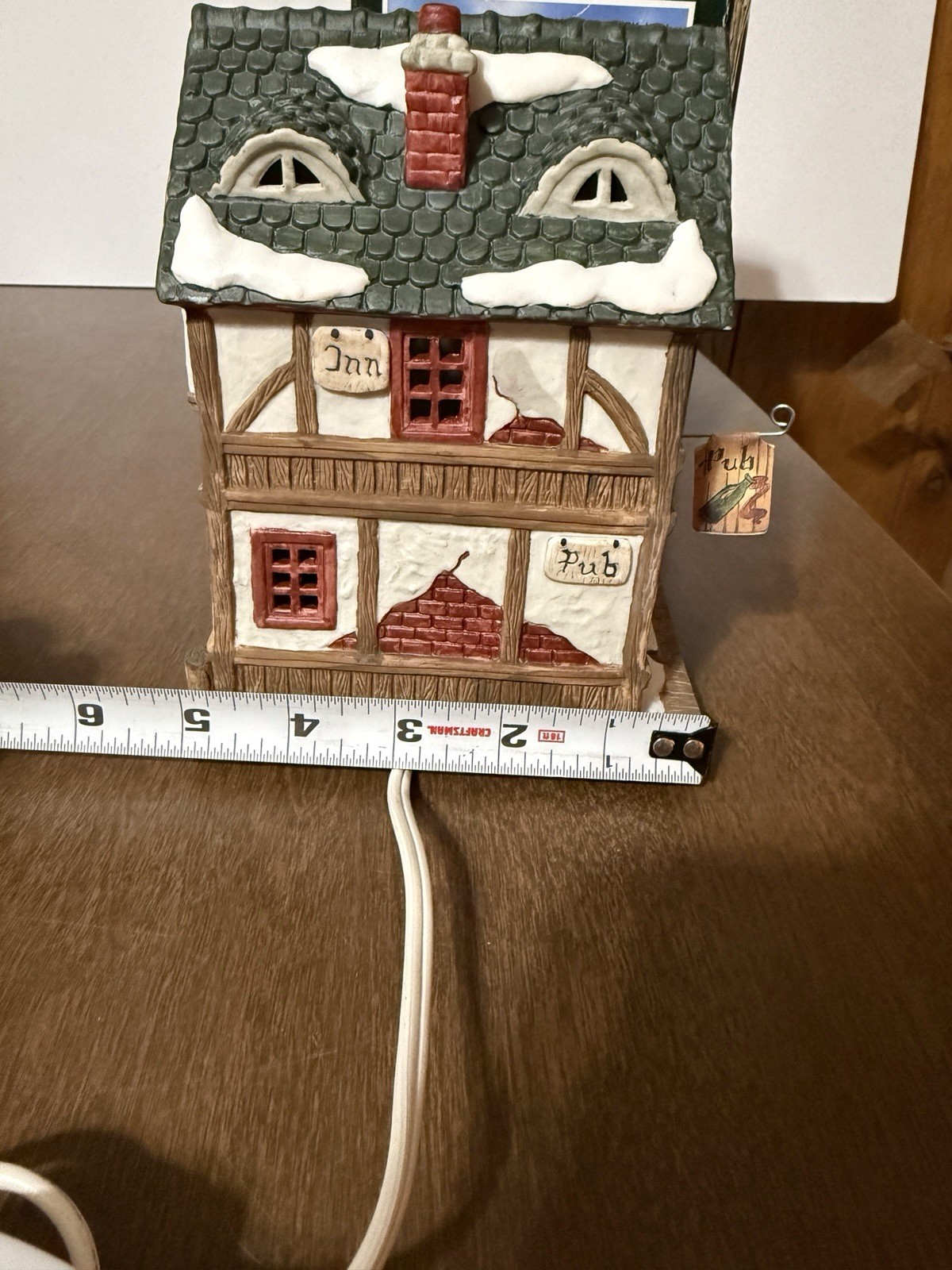 Pacific Rim Charter Collection #4028 Electric Quarter Deck Inn Lighted Village