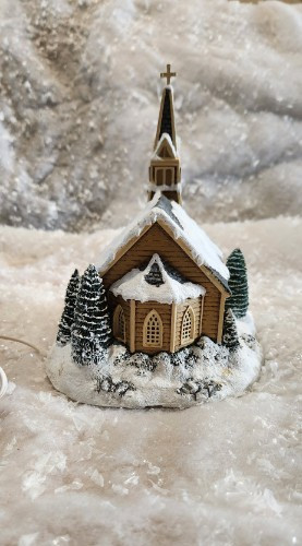 Hawthorne Village Terri Redlin’s Winter Memories Birch Valley Church #79854