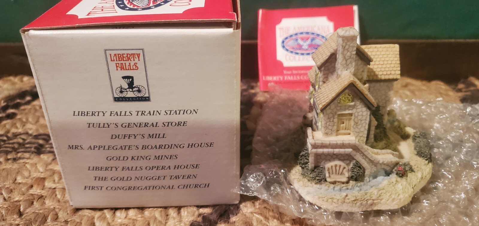 1993 Liberty Falls Miniature Village AH23 Duffy’s Mill The Americana Collection