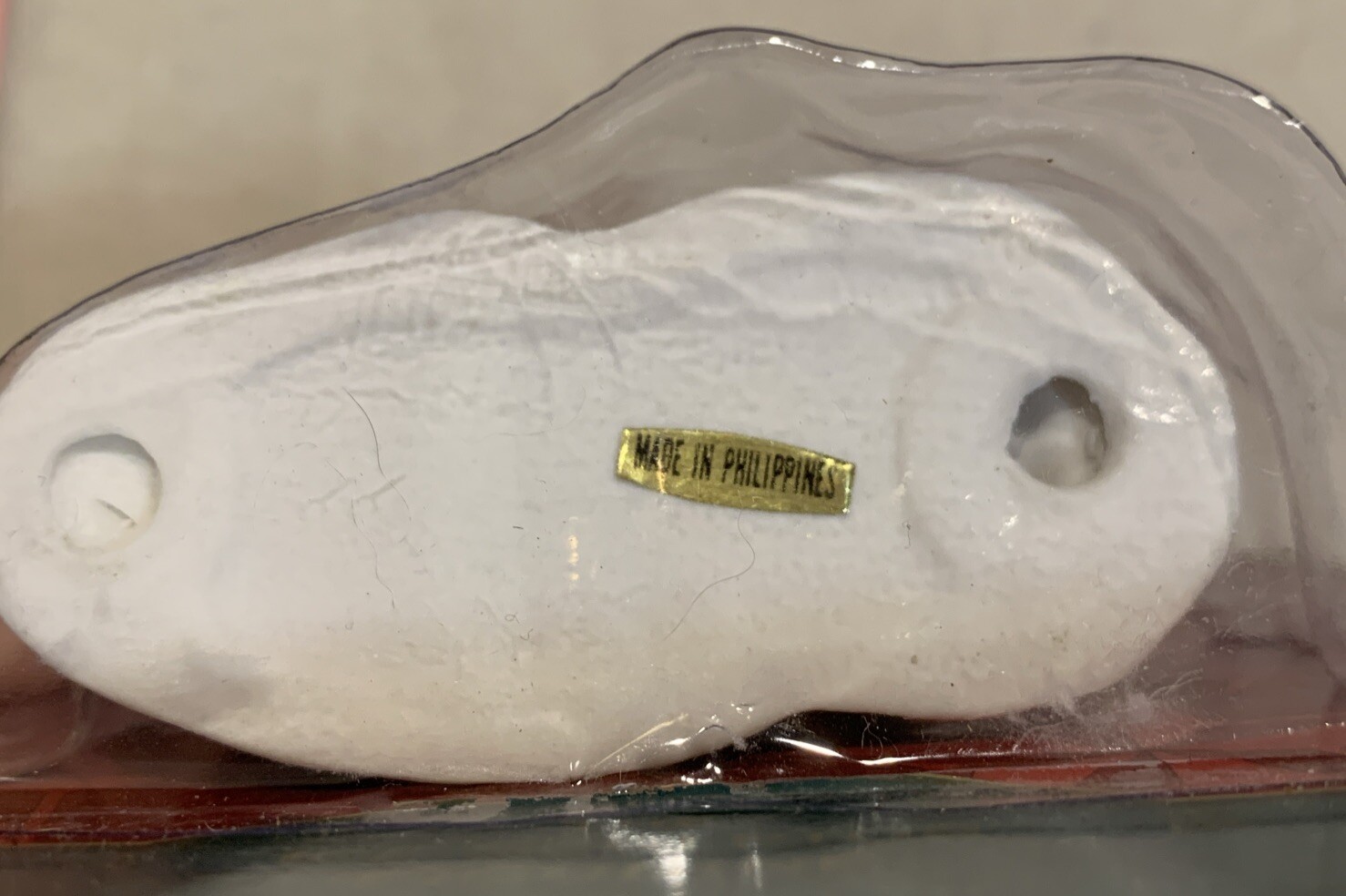 Santa Claus Snow Ice Sculptor Sleigh Christmas Village Accessory NIB Vintage