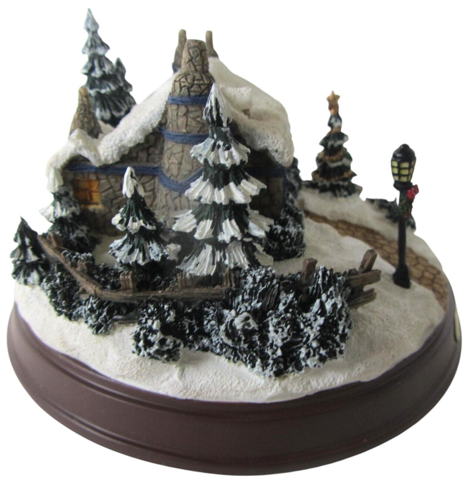 Thomas Kinkade Stonehearth Hutch Memories Of Home Lighted Cottage Collection Box