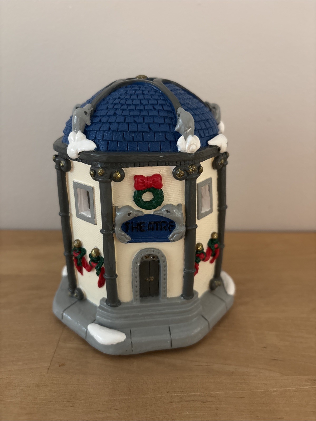 Painted Creative Crafts THEATRE Christmas Village Building California Creations
