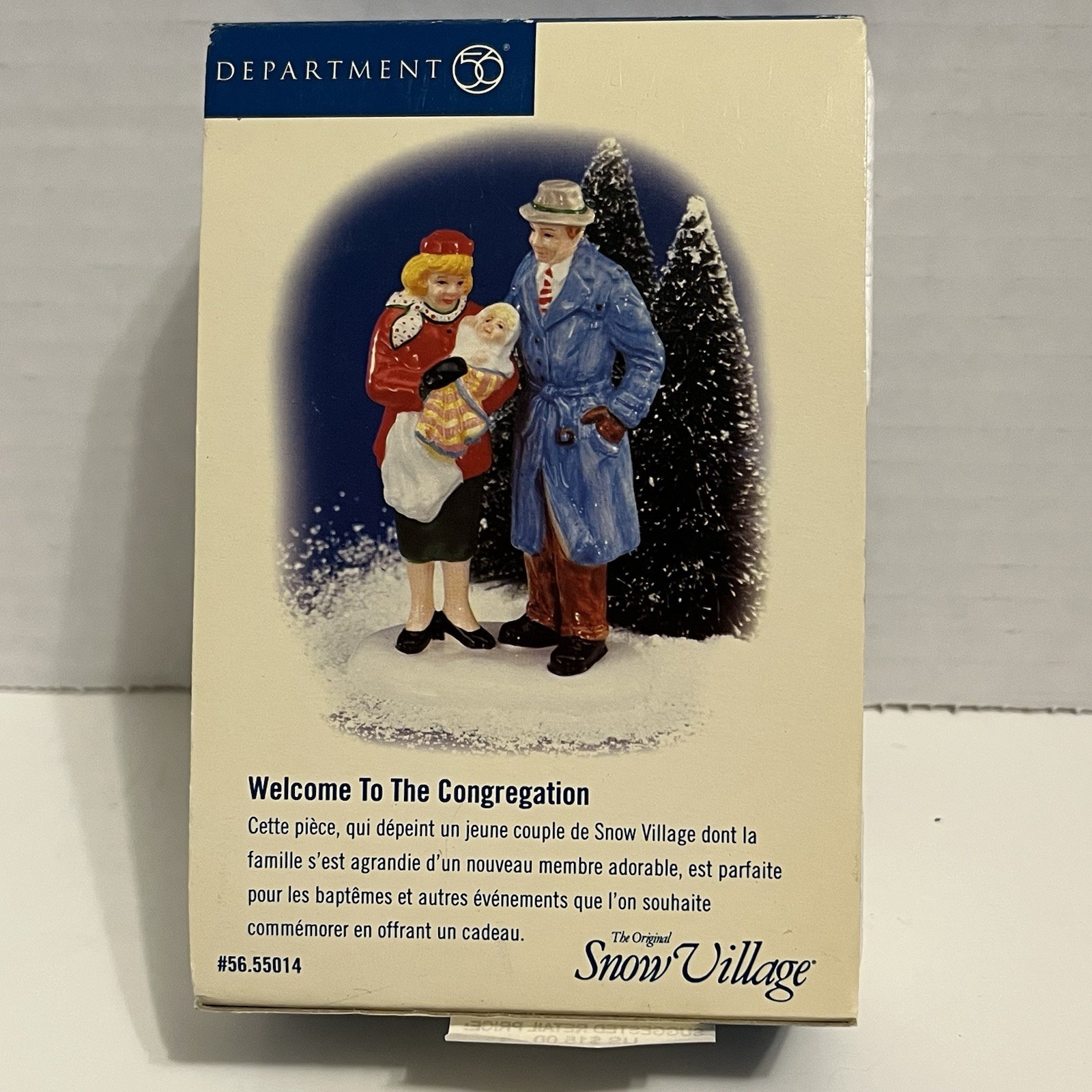 Dept 56 The Original Snow Village “WELCOME TO THE CONGREGATION” #55014 ~ Vintage