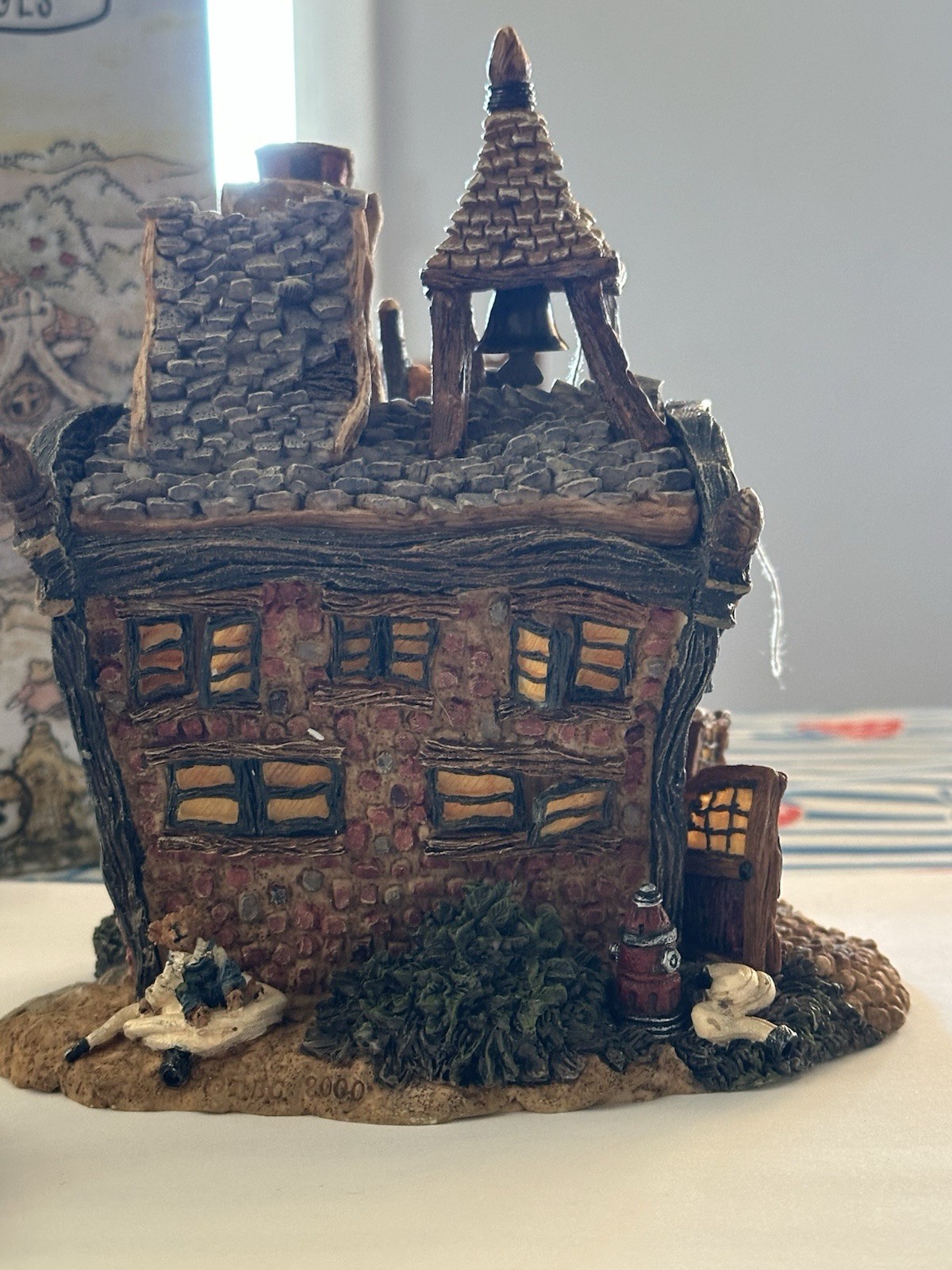 Boyds Bearly-Built Villages “Firestation” 3 Pcs. Orig Box