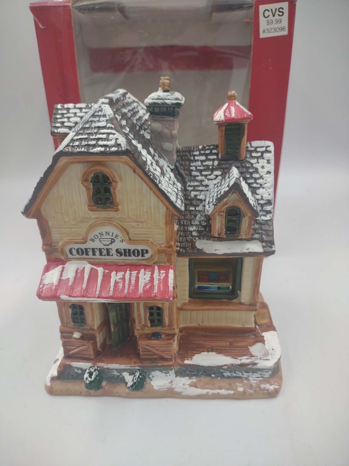 Lemax Village Collection Bonnie’s Coffee Shop 2004 Ceramic Christmas