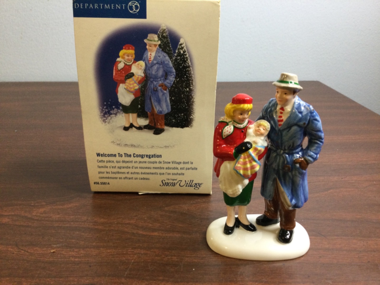 DEPT 56 Snow Village Collection Welcome To The Congregation Figurine 55014 Reti