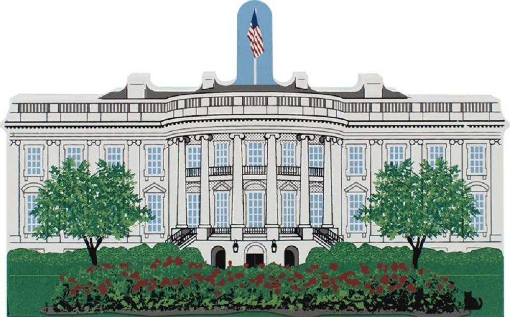 Cat’s Meow Village Historic Keepsake Washington DC America The White House #R133