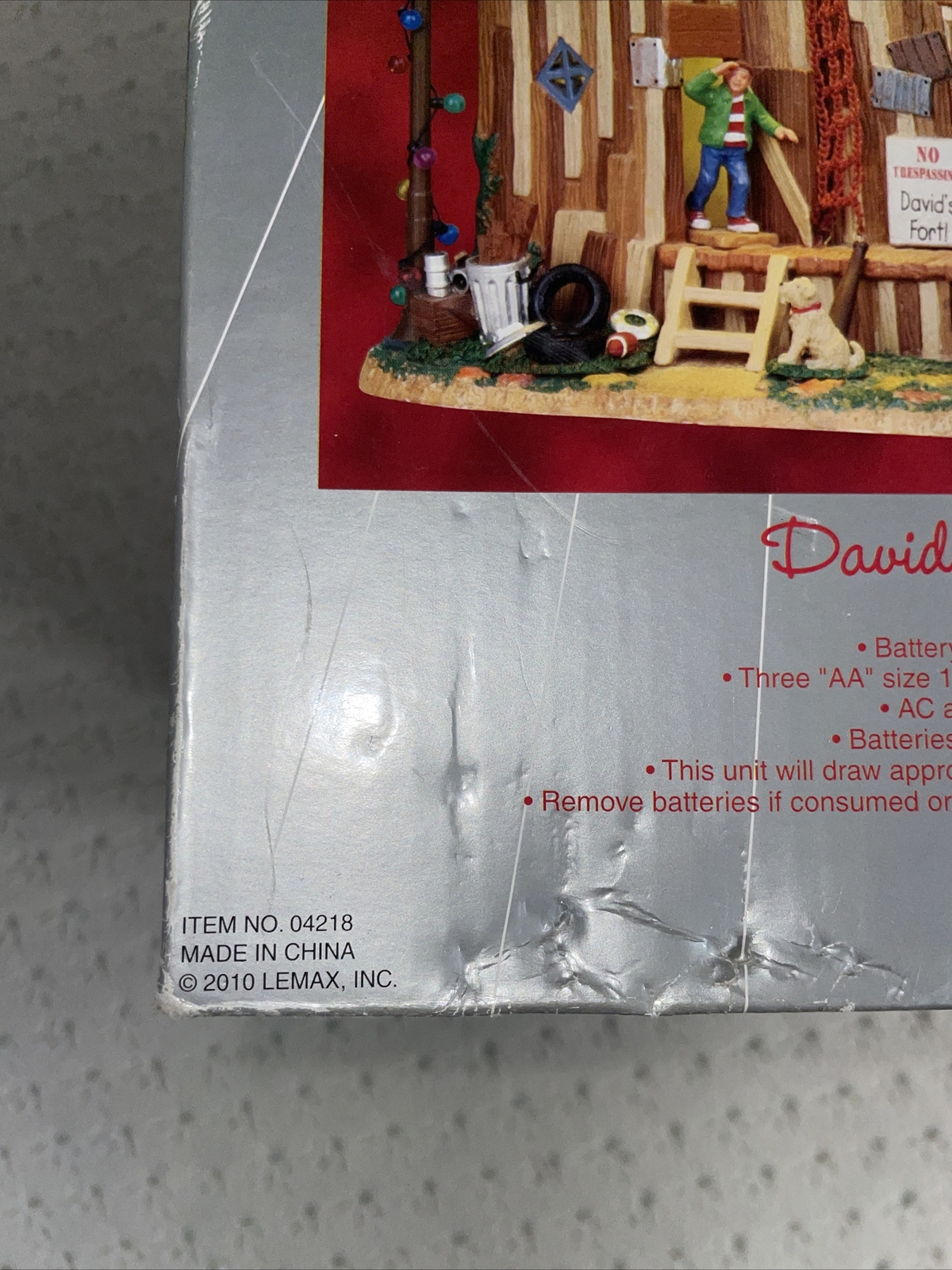 Lemax David’s Fort Lighted Holiday Village #04218 Retired New Unopened