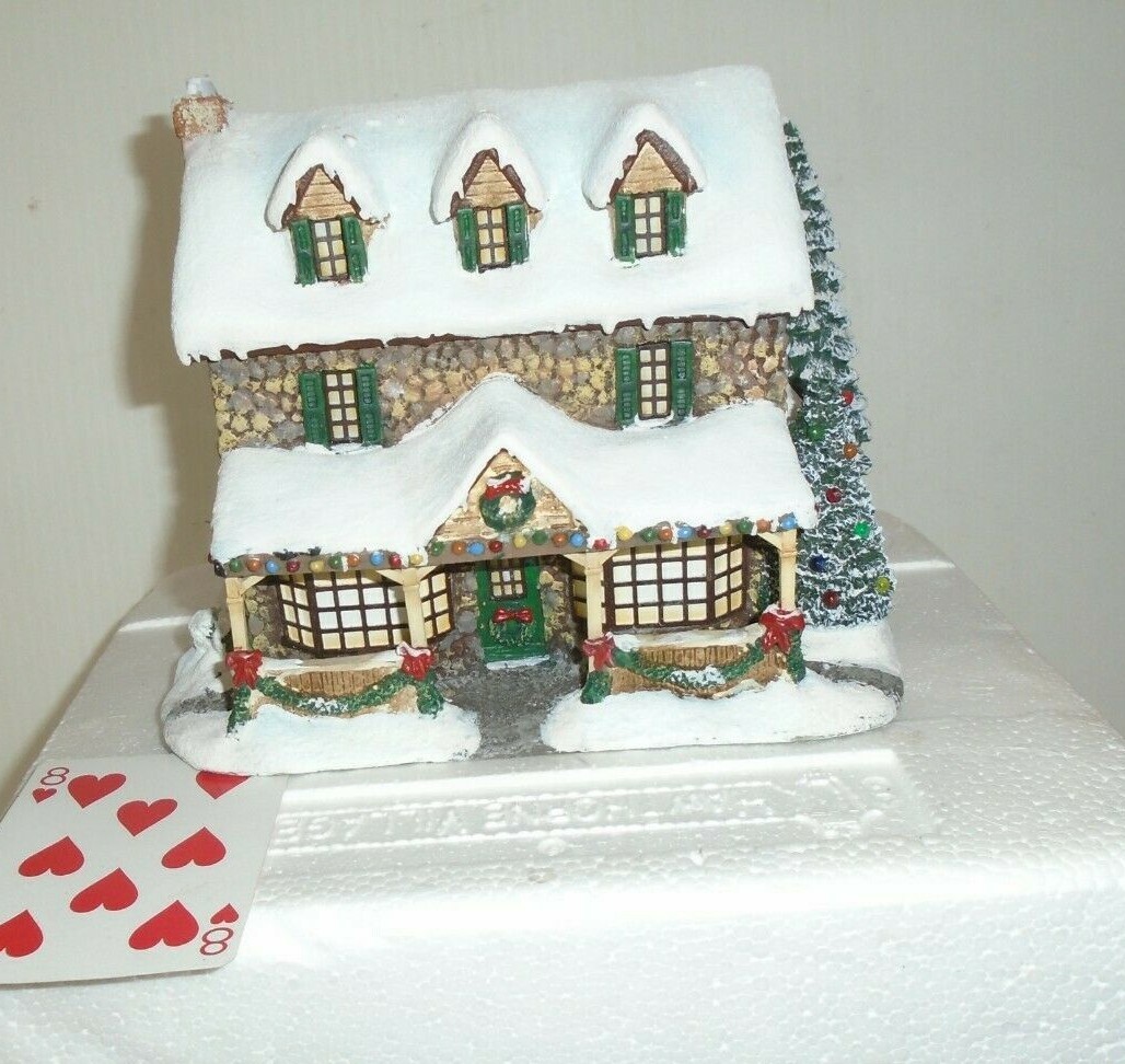 Thomas Kinkade Hawthorne Village from the heart gifts And COA New