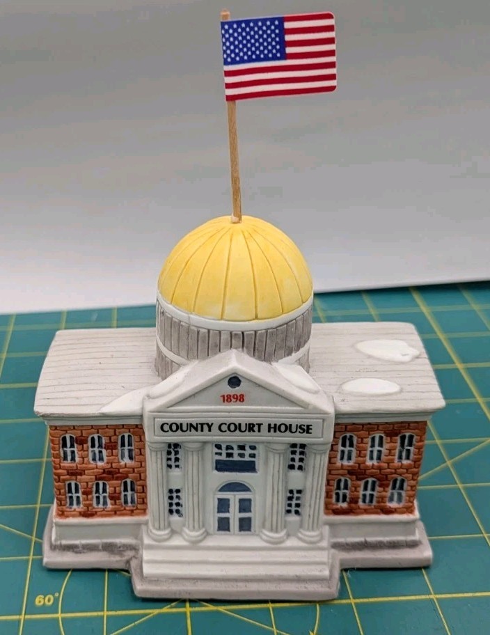 The County Court House American Landmarks Collection Christmas 1994 5 X 7
