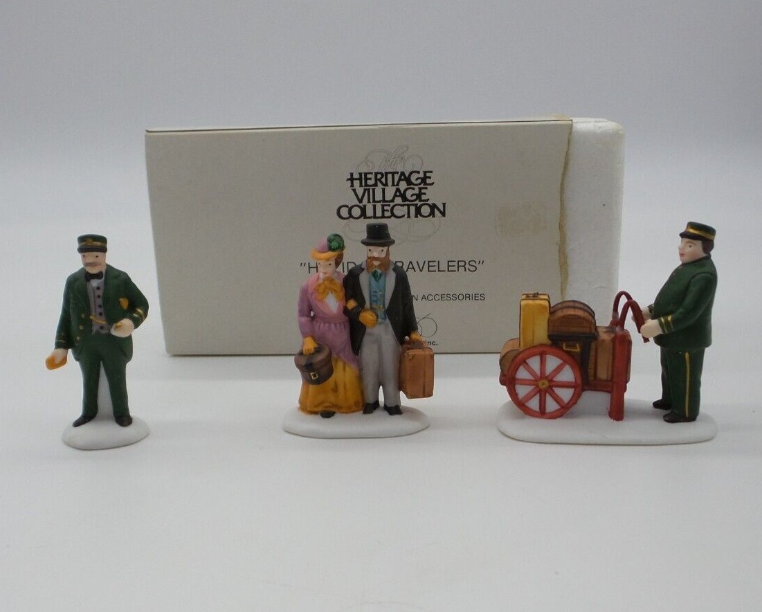 Department 56 – The Heritage Village Collection “Holiday Travelers” Set Of 3