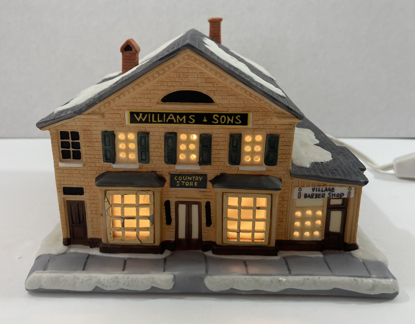 Rockwell’s The Country Store Christmas in Stockbridge lighted Christmas House