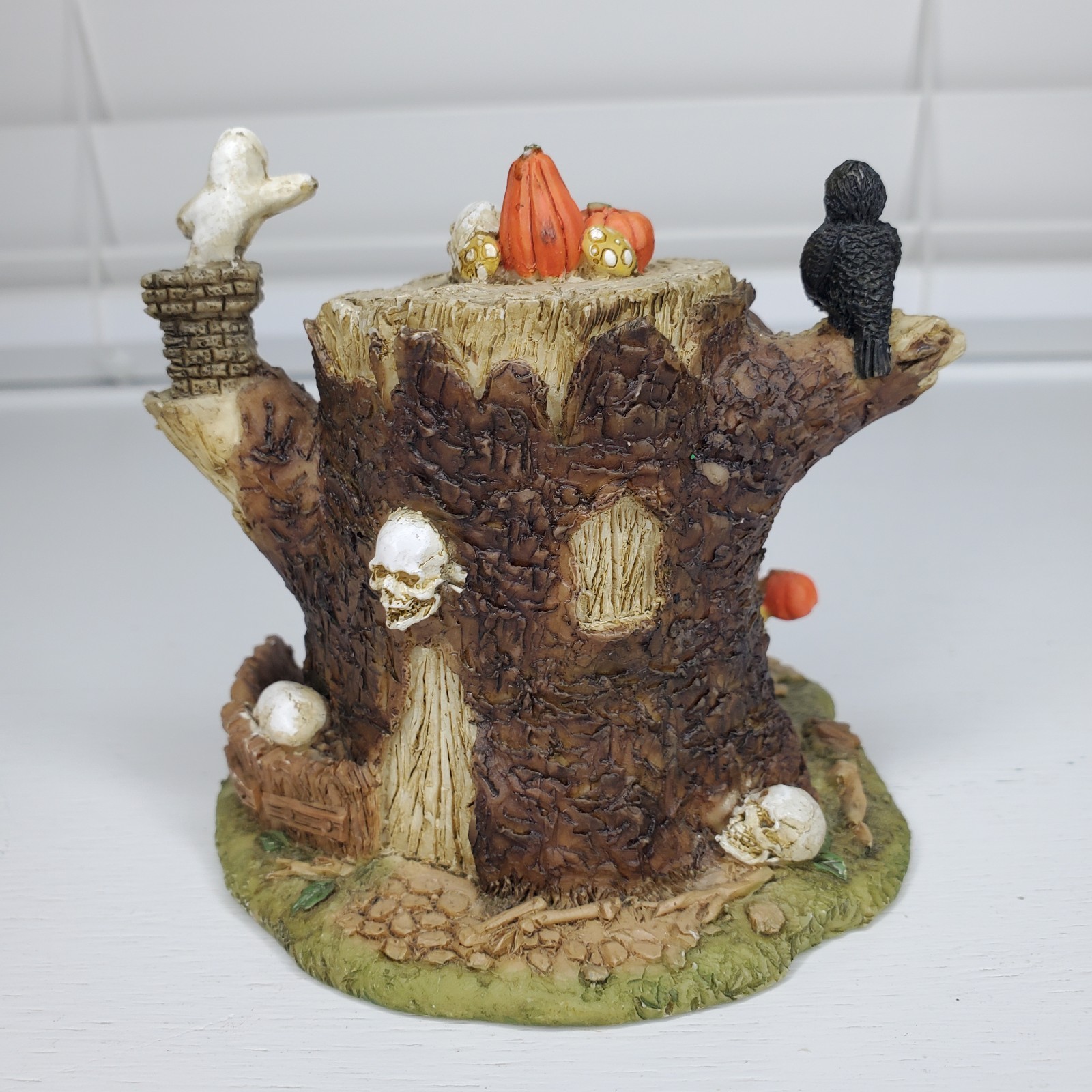 Halloween Mouse Village Resin Mice Pumpkins Skeleton Bats Spiders Ghosts Spooky