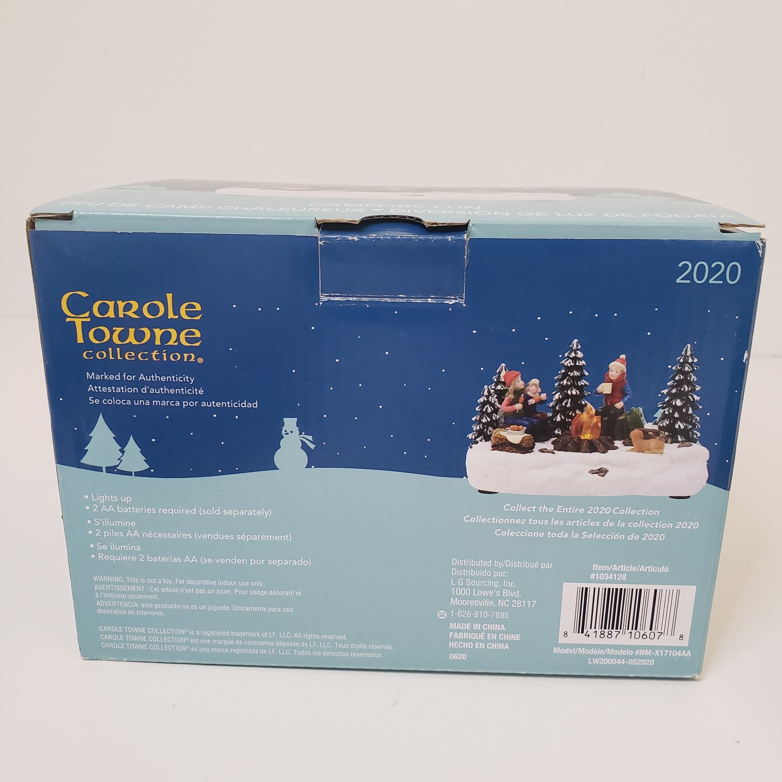 Carole Towne Collection 2020 Campfire Fun Christmas Light Up #1034128 Village