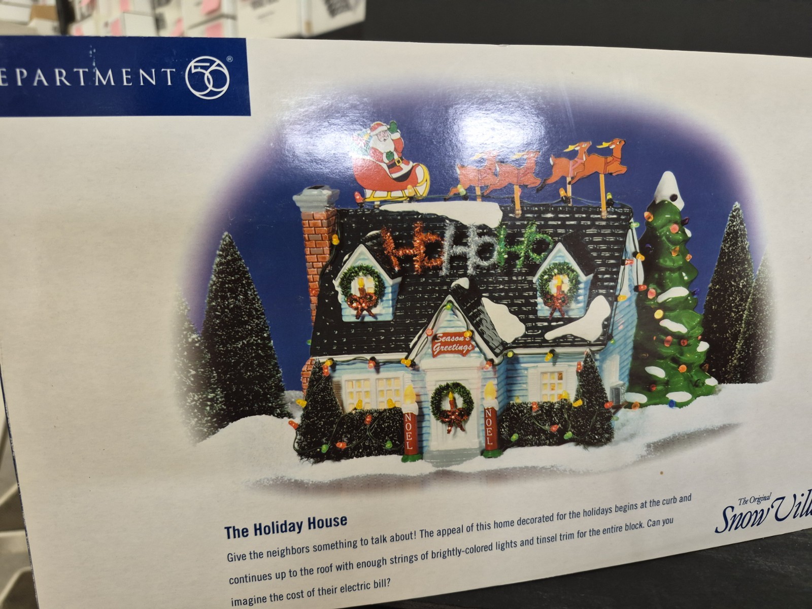 Dept 56 The Original Snow Village The Holiday House 56.55048 Original Box