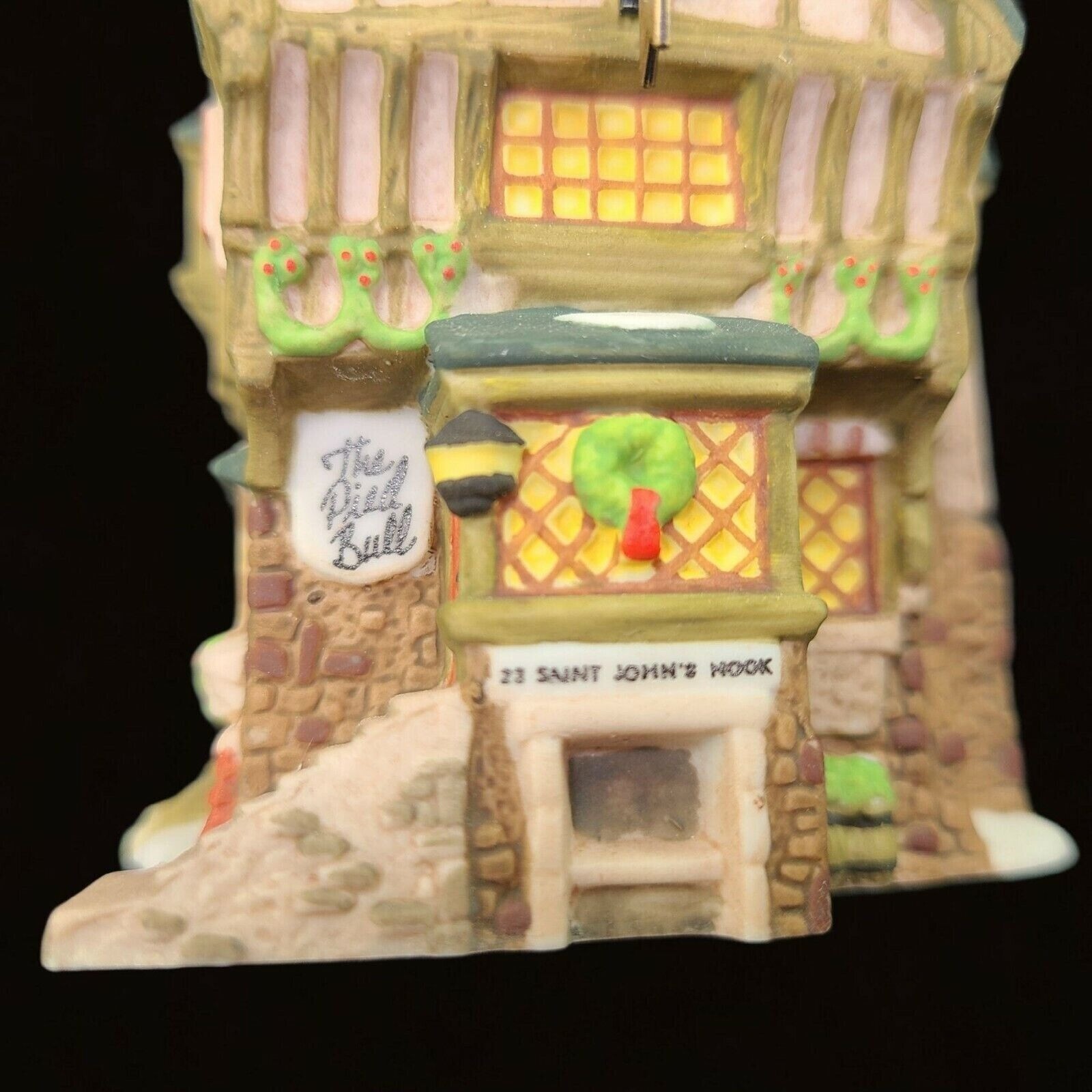 Dept 56 Charles Dickens Heritage Christmas Ornament The Pied Bull Inn 1993 Vtg